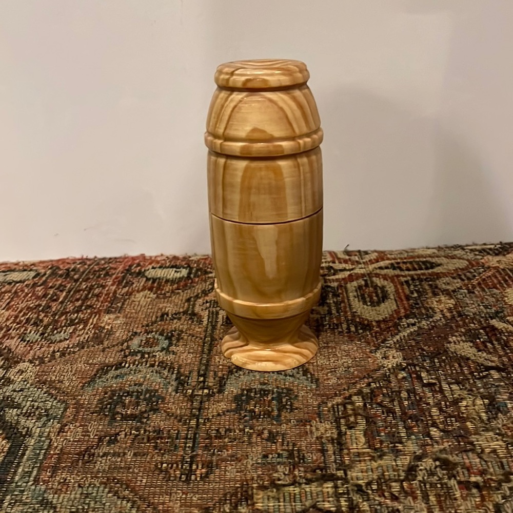 Pine Circular Box